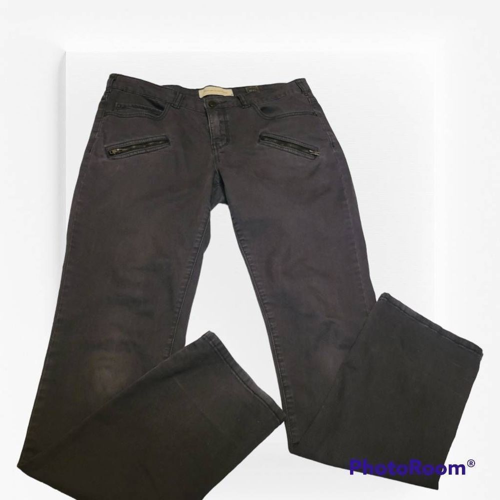 Anthropologie Pilcro and The Letterpress Charcoal Grey Pants Size 29